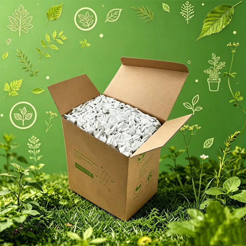 Kraft Paper Wrapped with Box, Straw (QH-ST)