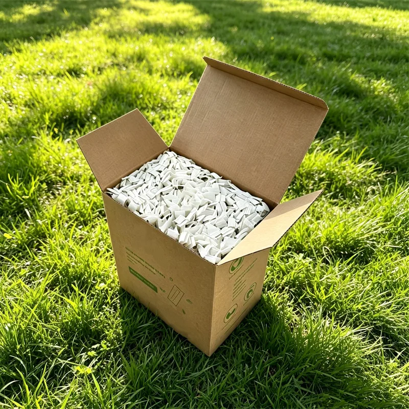 Kraft Paper Wrapped with Box, Straw (QH-ST)